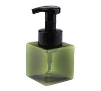Easnea Distributeur de savon moussant Pousse Mousse en plastique pour salle de bain, cuisine, hôtel, vert foncé 250 ml