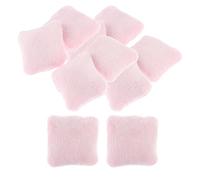 Easnea Lot de 10 mini coussins roses pour canapé-lit pour maison de poupée 1/12