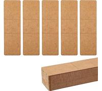 Easnea - Lot de 50 pochettes de marque-pages vierges en papier kraft - Marque-pages - 15cm x 4,5cm - 100% Papier kraft - Marron - 50 pièces