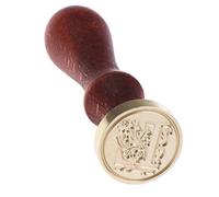 Easnea Tampon à cacheter en cire avec lettres de l'alphabet A-Z rétro, kit de cachet de décoration - L, 25 mm