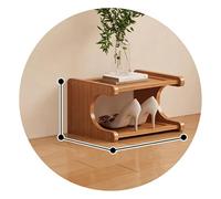 Easnuroz Étagère À Chaussures Étroite Étroite À 2-6 Niveaux Étagère À Chaussures Compacte pour Petits Espaces Tour À Chaussures Empilable, Haute Et Fine, Idéale pour(30 * 20 * 20cm)