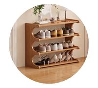 Easnuroz Étagère À Chaussures Étroite Étroite À 2-6 Niveaux Étagère À Chaussures Compacte pour Petits Espaces Tour À Chaussures Empilable, Haute Et Fine, Idéale pour(60 * 20 * 51cm)