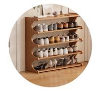 Easnuroz Étagère À Chaussures Étroite Étroite À 2-6 Niveaux Étagère À Chaussures Compacte pour Petits Espaces Tour À Chaussures Empilable, Haute Et Fine, Idéale pour(70 * 21 * 68cm)