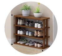 Easnuroz Étagère À Chaussures Étroite Étroite À 2-9 Niveaux pour Placard, Entrée, Étagère À Chaussures Verticale Haute Et Mince Tour À Chaussures(Brown-B,65 * 24 * 55CM)