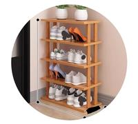 Easnuroz Étagère À Chaussures Étroite Étroite À 2-9 Niveaux pour Placard, Entrée, Étagère À Chaussures Verticale Haute Et Mince Tour À Chaussures(Brown-A,47 * 24 * 73CM)