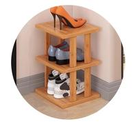 Easnuroz Étagère À Chaussures Étroite Étroite À 2-9 Niveaux pour Placard, Entrée, Étagère À Chaussures Verticale Haute Et Mince Tour À Chaussures(Brown-A,24 * 25 * 37CM)