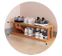 Easnuroz Étagère À Chaussures Étroite Étroite À 2-9 Niveaux pour Placard, Entrée, Étagère À Chaussures Verticale Haute Et Mince Tour À Chaussures(Brown-A,65 * 24 * 19CM)