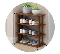 Easnuroz Étagère À Chaussures Étroite Étroite À 2-9 Niveaux pour Placard, Entrée, Étagère À Chaussures Verticale Haute Et Mince Tour À Chaussures(Brown-B,47 * 24 * 55CM)