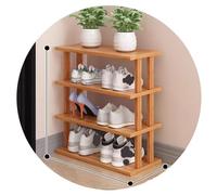 Easnuroz Étagère À Chaussures Étroite Étroite À 2-9 Niveaux pour Placard, Entrée, Étagère À Chaussures Verticale Haute Et Mince Tour À Chaussures(Brown-A,47 * 24 * 55CM)