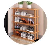 Easnuroz Étagère À Chaussures Étroite Étroite À 2-9 Niveaux pour Placard, Entrée, Étagère À Chaussures Verticale Haute Et Mince Tour À Chaussures(Brown-A,65 * 24 * 73CM)