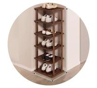 Easnuroz Étagère À Chaussures Étroite Étroite À 2-9 Niveaux pour Placard, Entrée, Étagère À Chaussures Verticale Haute Et Mince Tour À Chaussures(Brown-B,24 * 25 * 91CM)