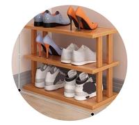 Easnuroz Étagère À Chaussures Étroite Étroite À 2-9 Niveaux pour Placard, Entrée, Étagère À Chaussures Verticale Haute Et Mince Tour À Chaussures(Brown-A,47 * 24 * 37CM)