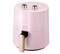 Easnuroz Friteuse À Air Domestique 3.7L Friteuse Électrique Compacte Friteuse Électrique Multifonctionnelle De Grande Capacité Fonctionnement À Double Bouton Friteuse Électrique pour La Maison(Rose)