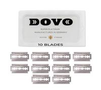 EASO MAGNO Dovo Doubleedged Super Platinum Razor Blades, Made In Germany 1 Pu: 10 Blades 45 Mm Stainless Steel