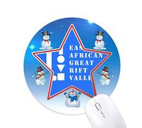 east african great rift valley bonhomme de neige, tapis de souris série star mat
