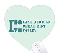 east african great rift valley Jeux de tapis de souris en forme de coeur