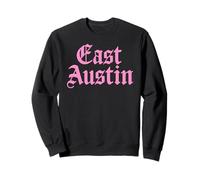 East Austin Texas 512 737 Activisme Artistique Mexicain américain Rose Sweatshirt