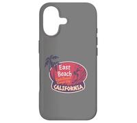 East Beach Santa Barbara California Surf Vintage Surf Coque pour iPhone 17