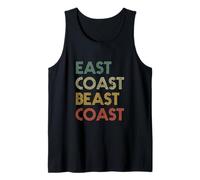 East Coast Beast Coast - Design rétro Vintage Débardeur