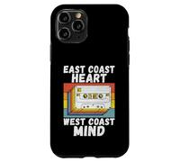 East Coast Heart West Coast Mind Hip Hop des années 90 Coque pour iPhone 11 Pro
