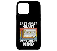 East Coast Heart West Coast Mind Hip Hop des années 90 Coque pour iPhone 13 Pro Max