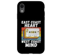 East Coast Heart West Coast Mind Hip Hop des années 90 Coque pour iPhone XR