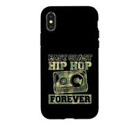 East Coast Hip Hop Forever Cassette Coque pour iPhone X/XS