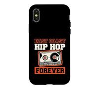 East Coast Hip Hop Forever Cassette Coque pour iPhone X/XS