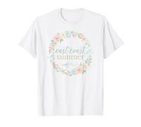 East Coast Summer Aquarelle Floral Mignon T-Shirt