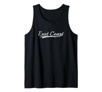 East Coast Vintage Varsity Throwback Classic Aesthetic Débardeur