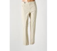 east drive pantalons femme de couleur beige 36