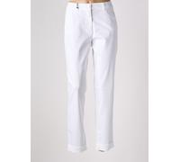 east drive pantalons femme de couleur blanc 46