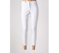east drive pantalons femme de couleur blanc 48