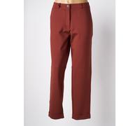 east drive pantalons femme de couleur rouge 48