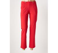 east drive pantalons femme de couleur rouge 48