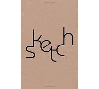 East Fox - Letter Collection Sketchbook N°1 Size 8.5 X 5.5 80 Blank Pages With Corner Date/Title Line - Cream Paper Brown/Black Cover