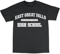 East Great Falls High School T-Shirt Cotton Pie American(X-Large)