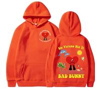 East-hai-buy 2022 Bad Bunny Un Verano Sin TI Sweat À Capuche Imprimé Streetwear Surdimensionné À Manches Longues Sweats Unisexe Hommes Survêtement