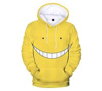 East-hai-buy Assassination Classroom Sweats à Capuche Korosensei 3D Hommes Sweats À Capuche Pull Mignon Garçon/Fille Anime Enfant Vêtements