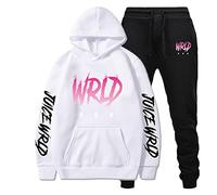 East-hai-buy Sweats à Capuche Ensemble de survêtement pour Hommes, R I P Rappeur Sweats Pantalons 2Pcs Hommes Femmes Slim Fit Hoodie & Joggers