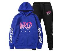 East-hai-buy Sweats à Capuche Ensemble de survêtement pour Hommes, R I P Rappeur Sweats Pantalons 2Pcs Hommes Femmes Slim Fit Hoodie & Joggers