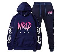 East-hai-buy Sweats à Capuche Ensemble de survêtement pour Hommes, R I P Rappeur Sweats Pantalons 2Pcs Hommes Femmes Slim Fit Hoodie & Joggers