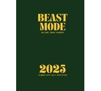 east Mode Productivity, Daily Planner 2025, 8.5" x 11" | Crush Your 2025 Goals with Daily Motivation, Unstoppable Organization & Pro-Level ... Planner 2025 - Green - A4 - SMART BEAST STORE