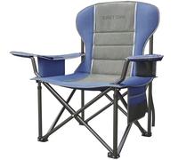 EAST OAK Chaise de Camping surdimensionnée | Chaises de Camping Robustes pour Adultes | Support de 226,8 kg, Oxford 600D, Porte-gobelet et Poche latérale | Idéale pour Le Camping, la Plage, Les
