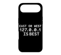 East Or West 127.0.0.1 est Le Meilleur Programmeur drôle Nerd Coder Coque pour iPhone Air