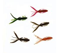 East Rain Creature Baits Mayfly Nymphe TwinsTail(8cm/3.15in 1.85g/0.07oz.5 Option de Couleur)