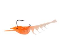 East Rain Leurre réaliste en Plastique Souple pré-monté en Forme de crevette Jig Head Bionic Swimming Bait (2,76pouces/7cm 0,21oz/6g ou 4,33pouces/11cm 0,48oz/13,5g)