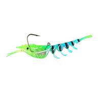 East Rain Leurre réaliste en Plastique Souple pré-monté en Forme de crevette Jig Head Bionic Swimming Bait (2,76pouces/7cm 0,21oz/6g ou 4,33pouces/11cm 0,48oz/13,5g)