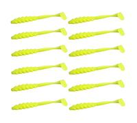 East Rain Tube Artificiel Doux Crazy Shiner Baits Silicone Jerkbait Pêche en Eau Douce Leurres Ver Ver