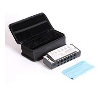 East Top Harmonica Basse Professionnel Orchestral T1-1, Harmonica Adulte Professionnel, Musiciens de Groupe Professionnels et Amateurs d'Harmonica, Bronze Phosphoreux, Argenté, C